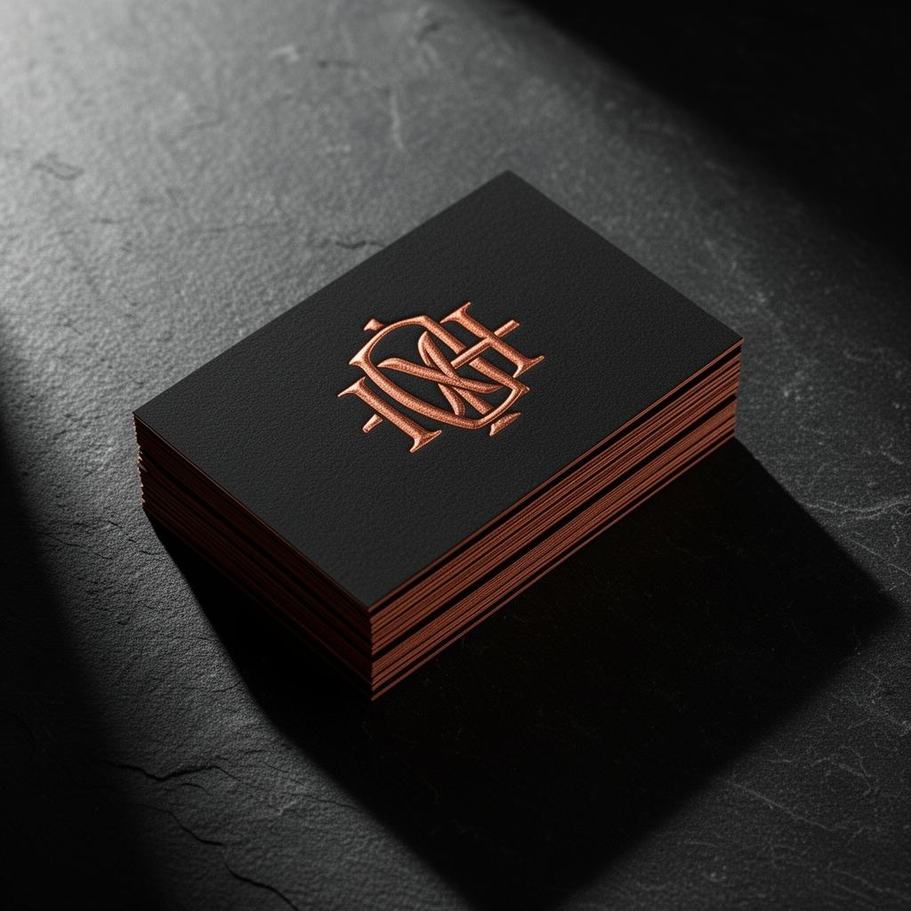 Cartões em Hot Stamping
